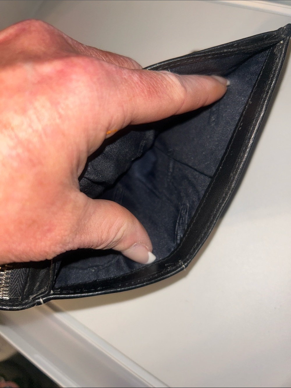 Coach Black Signature Jacquard Zip Wallet - Picture 9 of 9